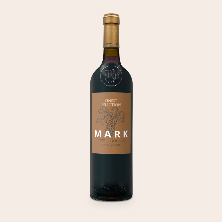 Wijn met bedrukt etiket - Ramon Bilbao Gran Reserva Wijn met bedrukt etiket - Ramon Bilbao Gran Reserva