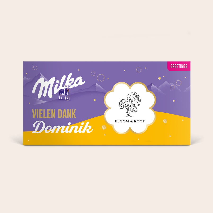 Milka tafel personalisieren - Haselnuss Milka tafel personalisieren - Haselnuss