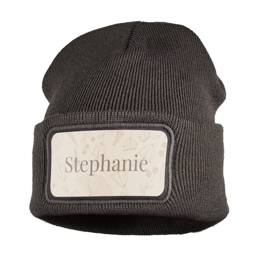 Printed beanie