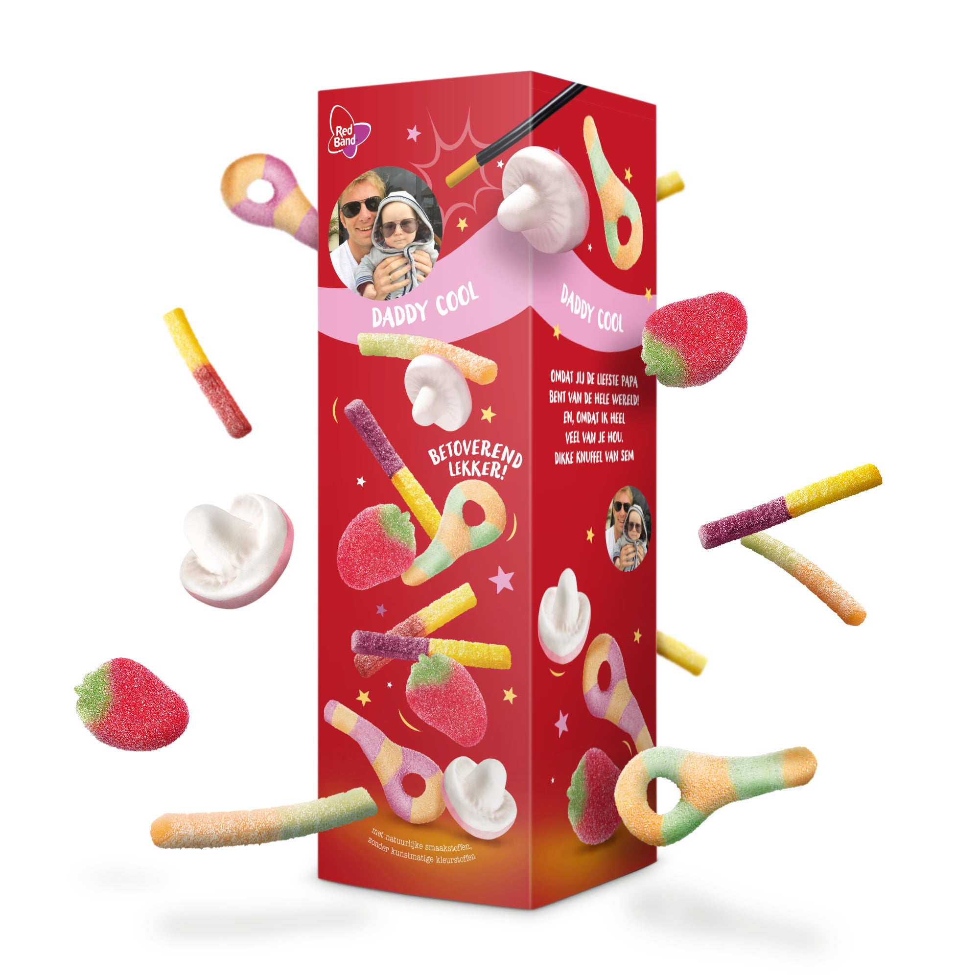 Red Band Magische Feestmix in gepersonaliseerde giftbox Red Band Magische Feestmix in gepersonaliseerde giftbox