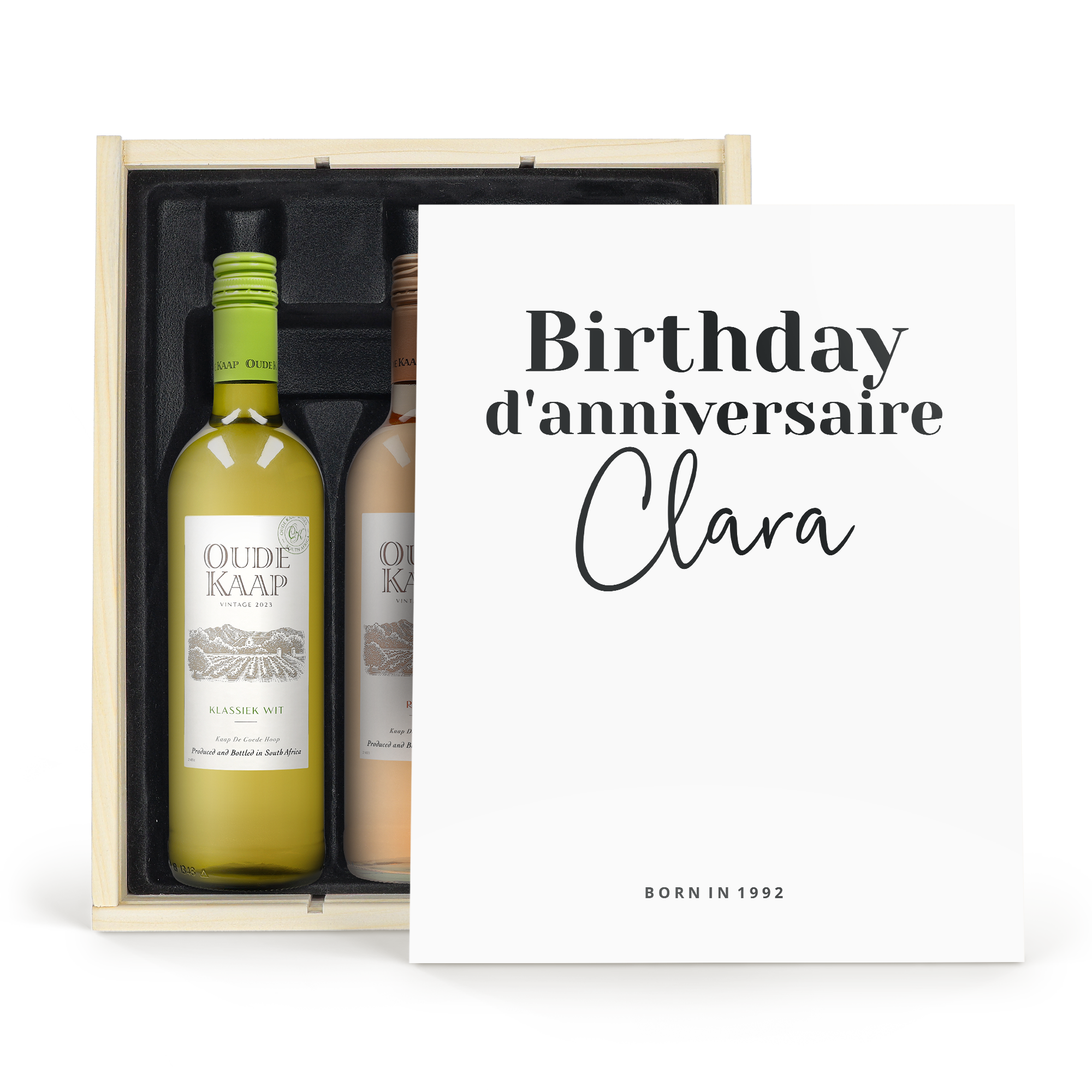 Coffret vin personnalisé - Oude kaap