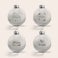 Glass bauble with name Glass bauble with name