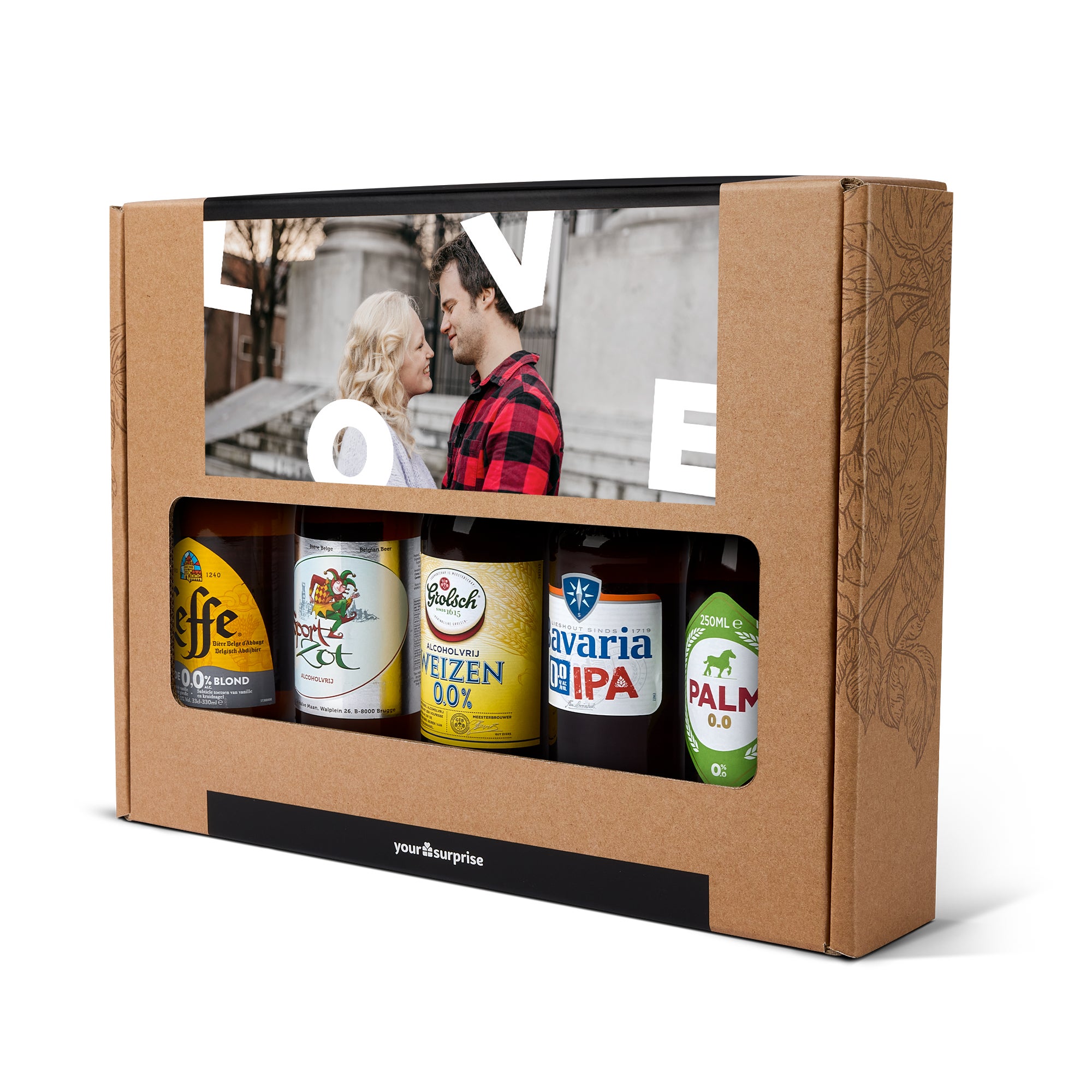 Personalised beer gift set - Non-alcoholic