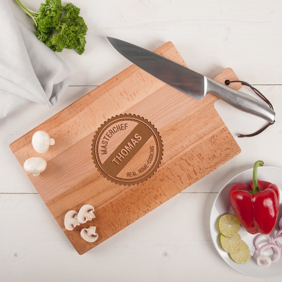 Dřevěné prkénko - buk - obdélník - krajina (L)