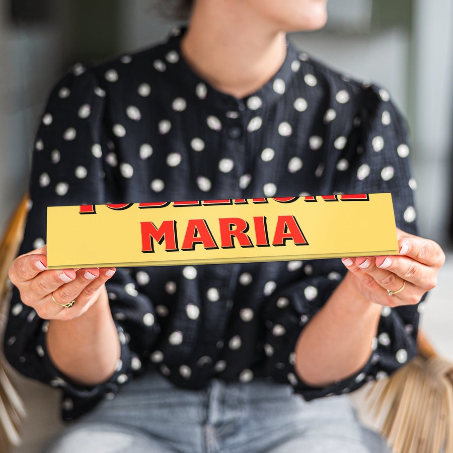 Personalised Toblerone Chocolate Bar Personalised Toblerone Chocolate Bar