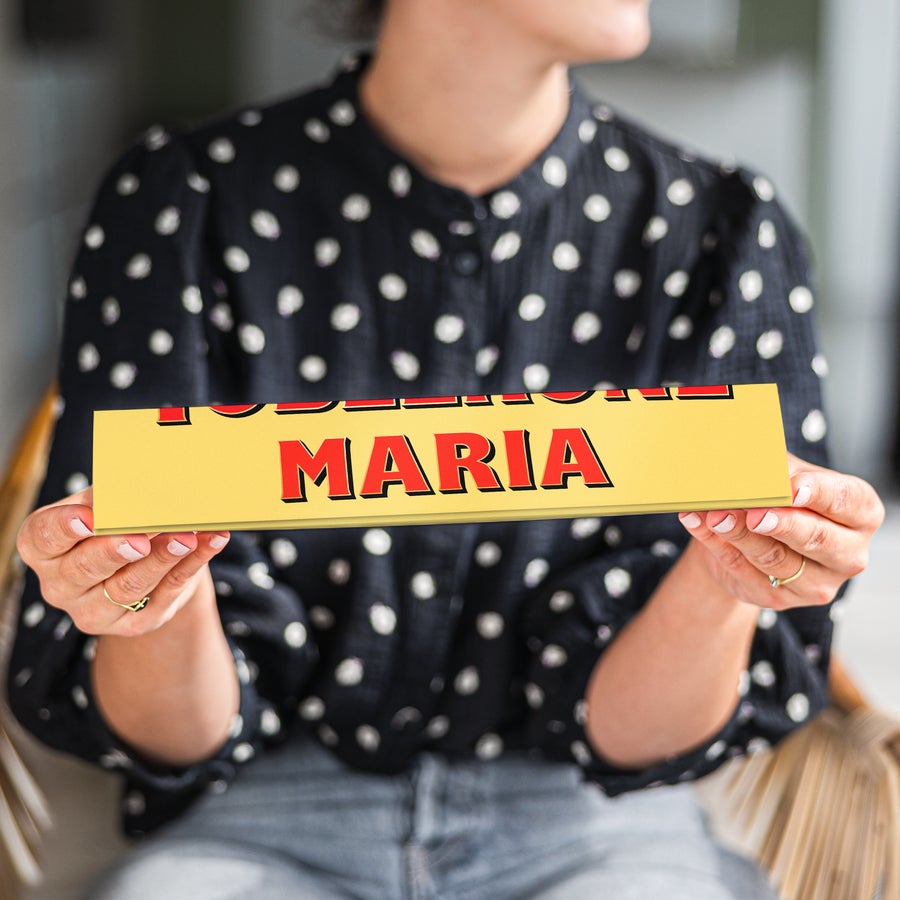 Personalised Toblerone Chocolate Bar