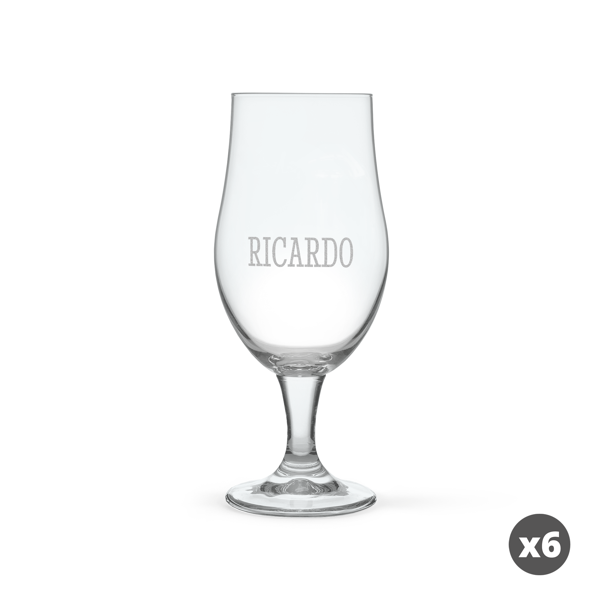 Personaliziran kozarec za craft pivo - 6 kosov