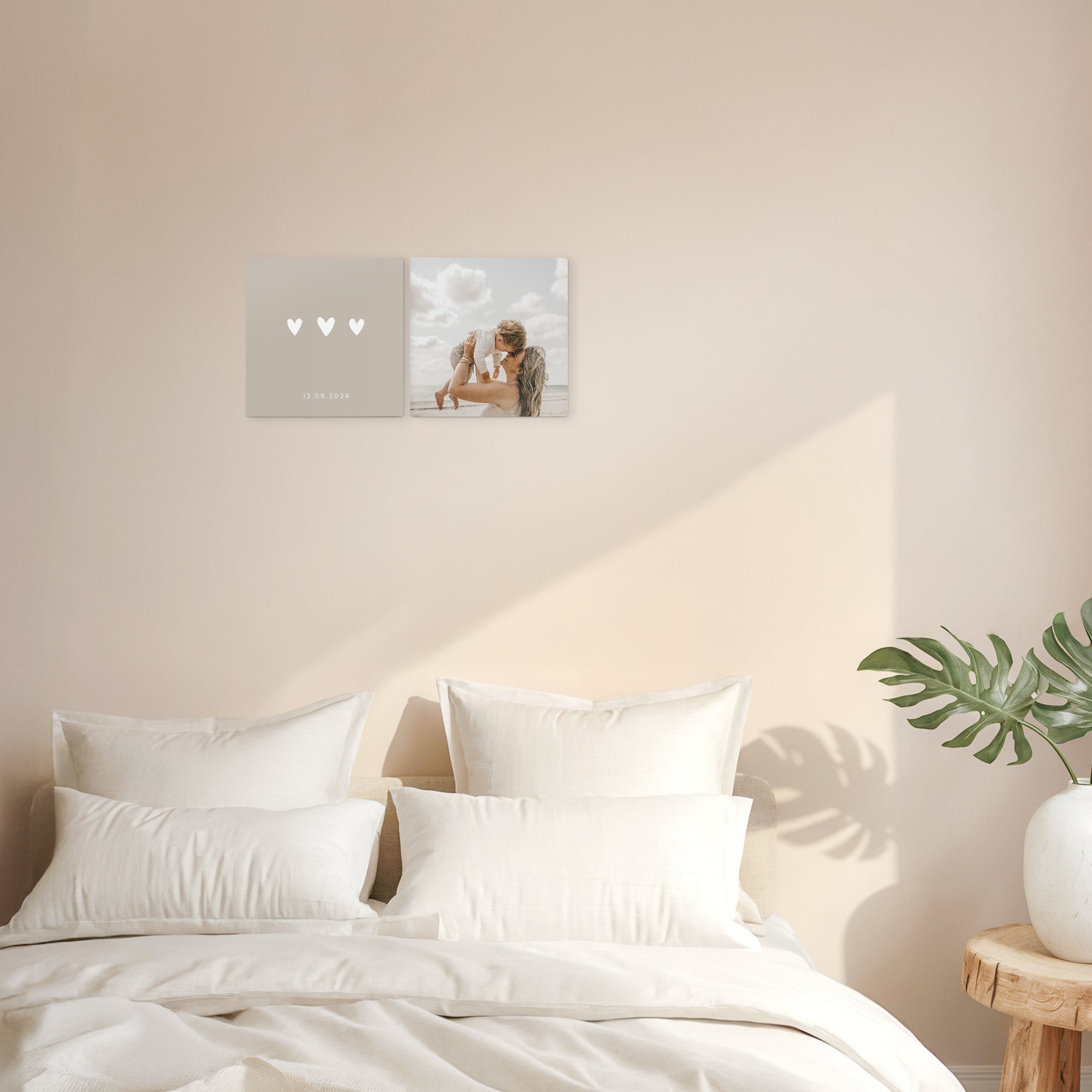 Personalised Wall Art Panel - Square - 2 Pcs