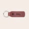 Personalised key ring - Leather Personalised key ring - Leather