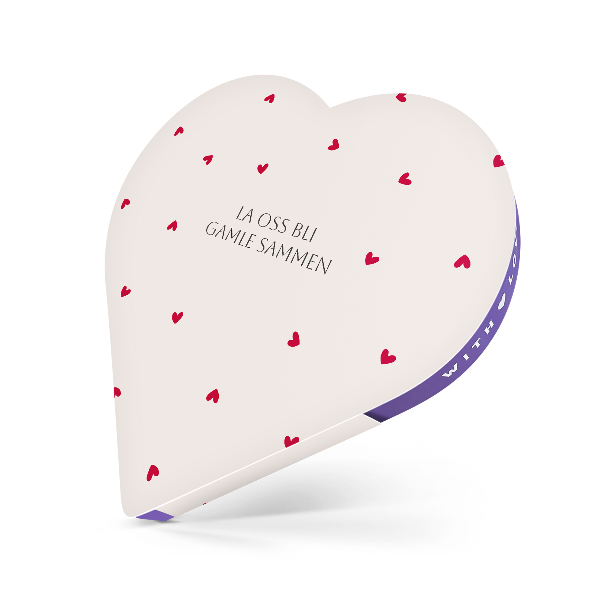 Milka sjokoladehjerte