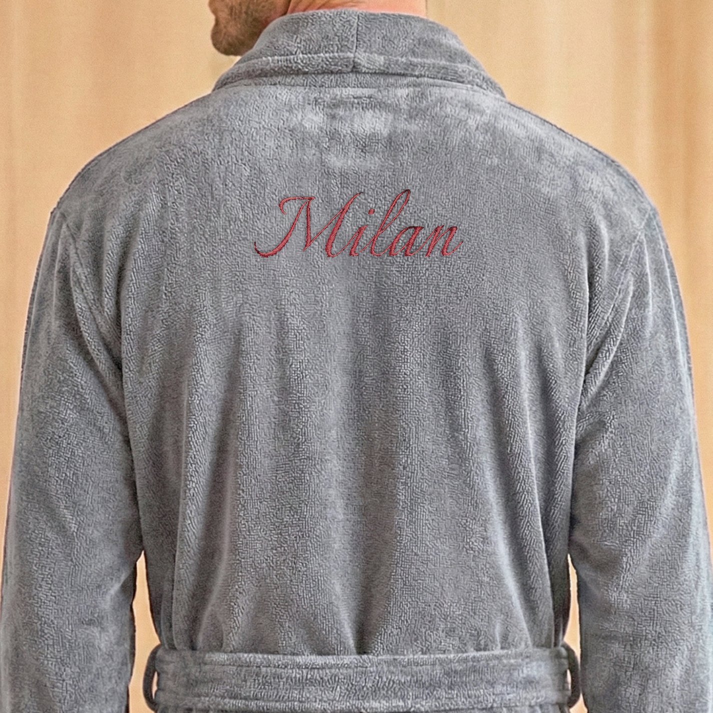 Bademantel Männer personalisiert