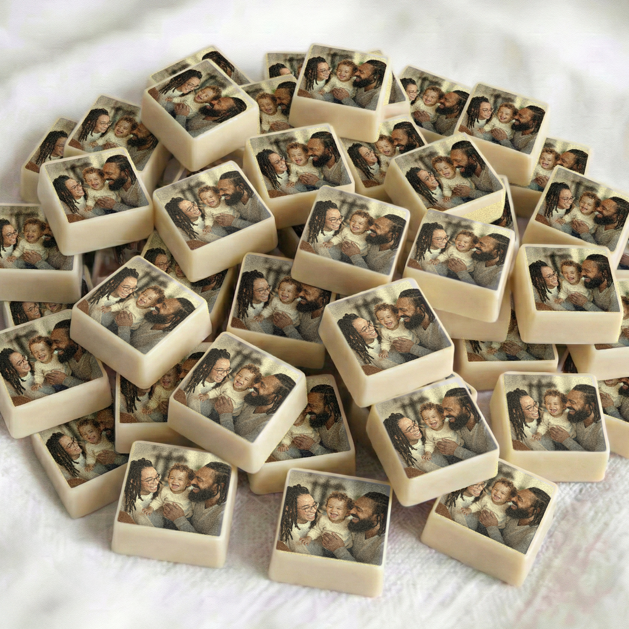 Chocolade bonbons met foto