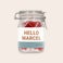 Personalised sweet jar Personalised sweet jar