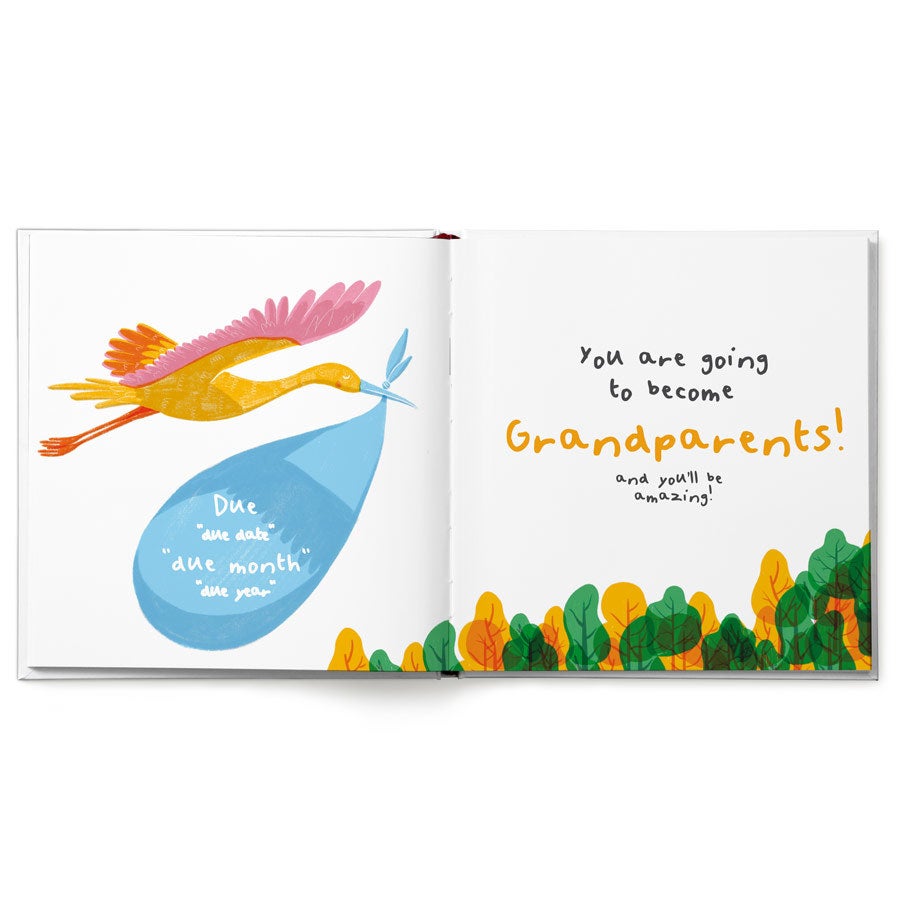 Personalised book - Guess what?! - Pregnancy announcement