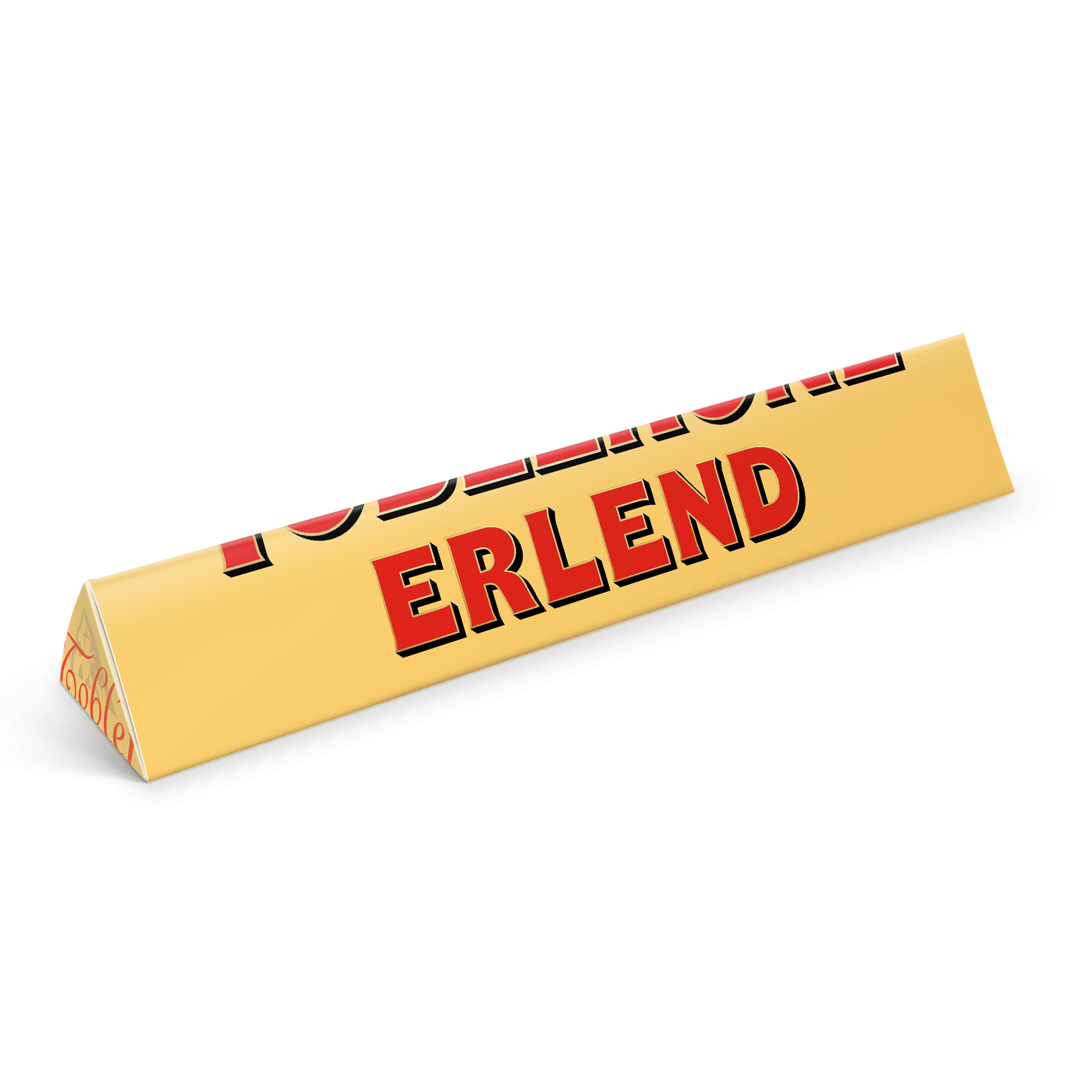 Toblerone med navn