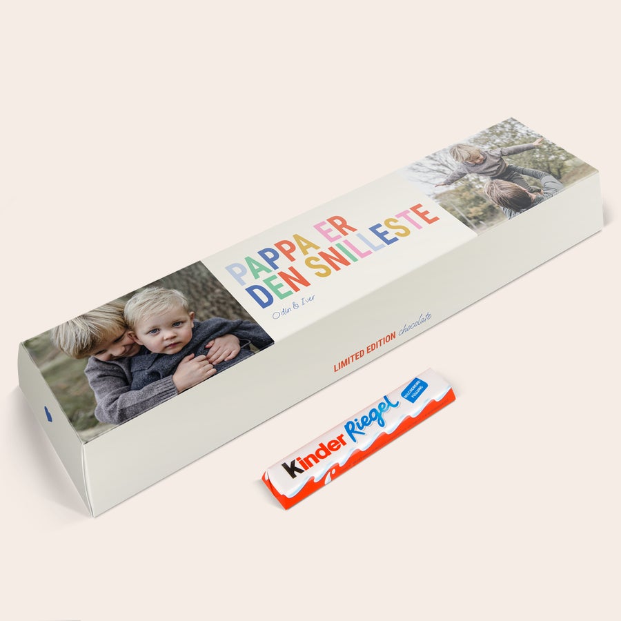 Personalisert XXL kinder bar Personalisert XXL kinder bar