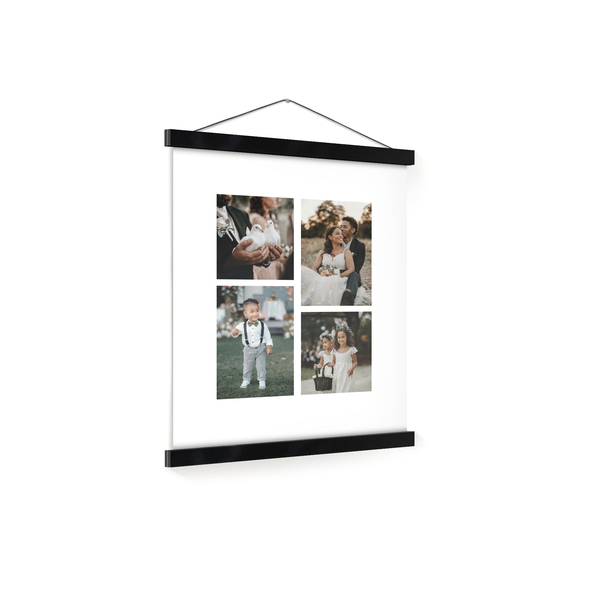 Personalizowany plakat z lakierowanym magnetycznym wieszaczkiem 30 x 40 cm