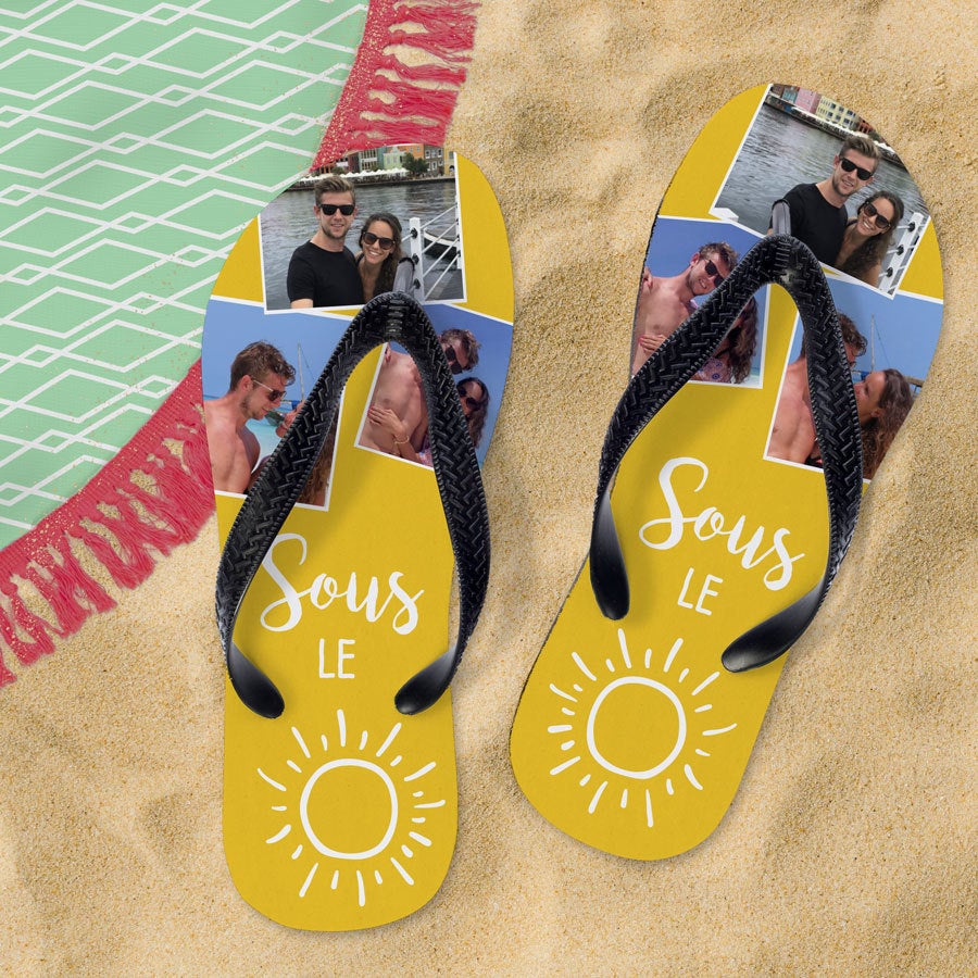 TONGS PERSONNALISÉES Créez votre propre paire de tong personnalisé