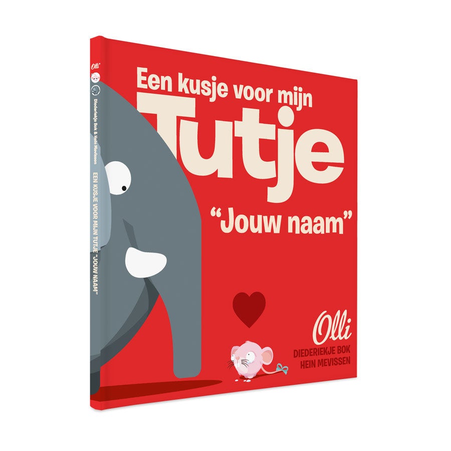 Boek "Een kusje voor mijn Tutje" personaliseren