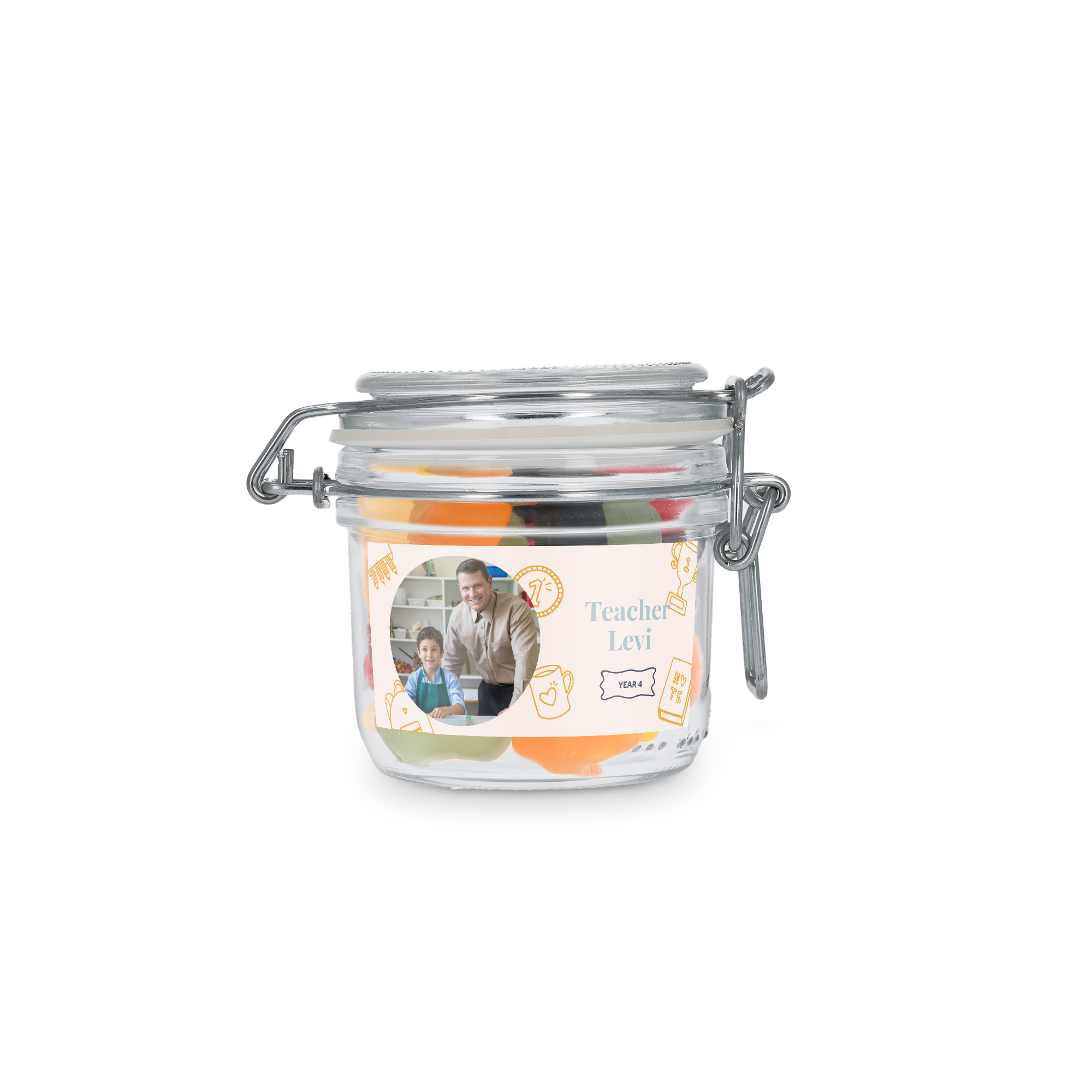 Tarro de caramelos personalizado