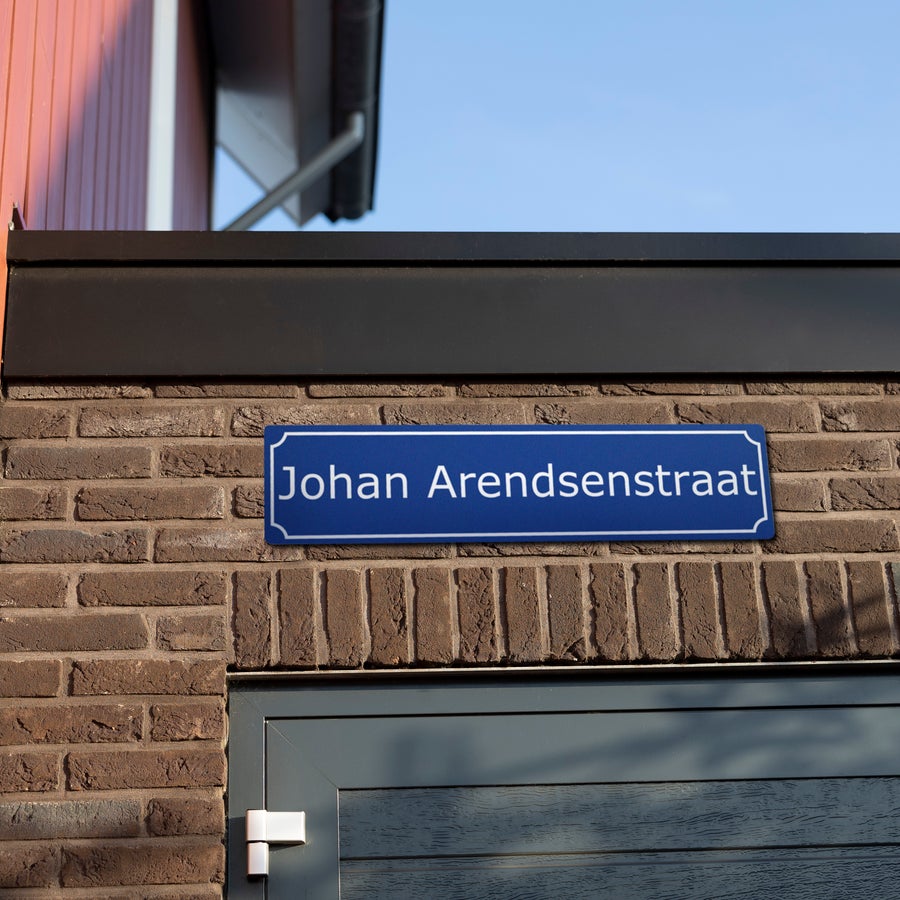 Straatnaambord laten maken Straatnaambord laten maken