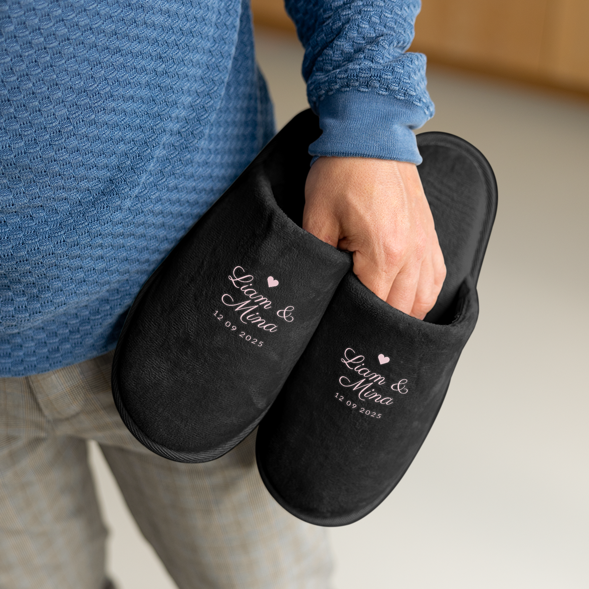 Pantoffels bedrukken