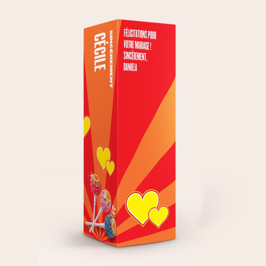 Coffret cadeau personnalisé Chupa Chups Coffret cadeau personnalisé Chupa Chups