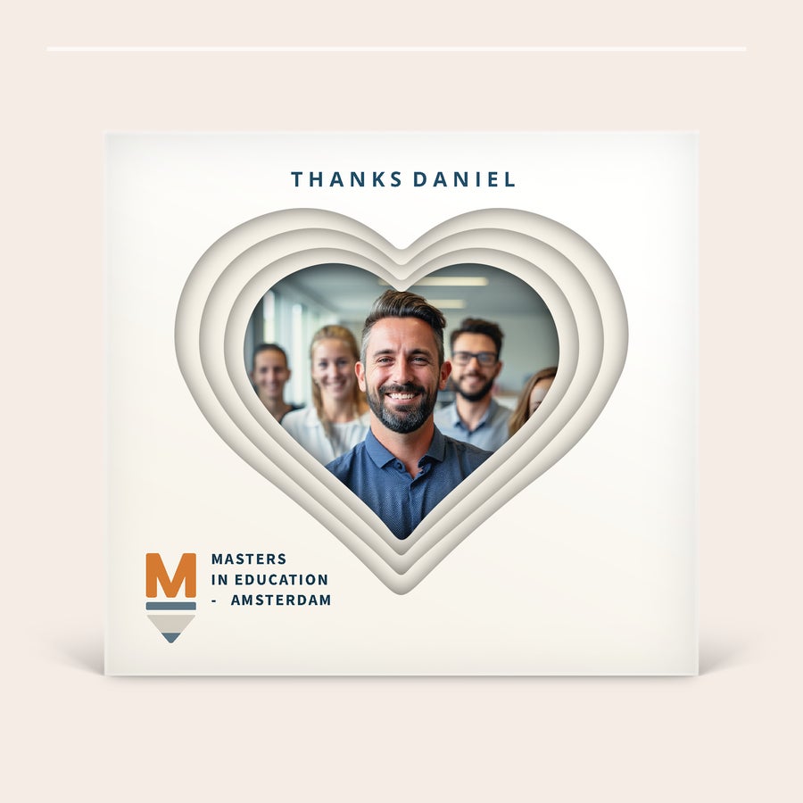 Caixa de oferta Milka Chocolate 3D Crie sua própria caixa de presente Milka Hearts 3D personalizada com foto impressa e nome Daniel