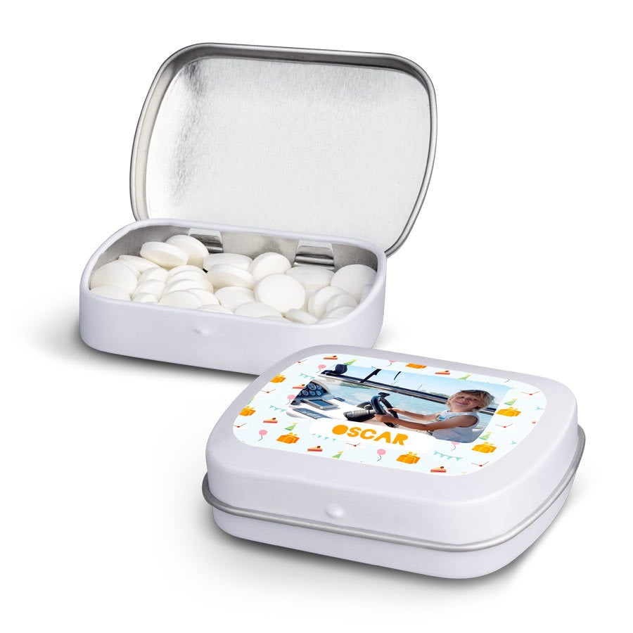 Personalised Gift Tin - Peppermints