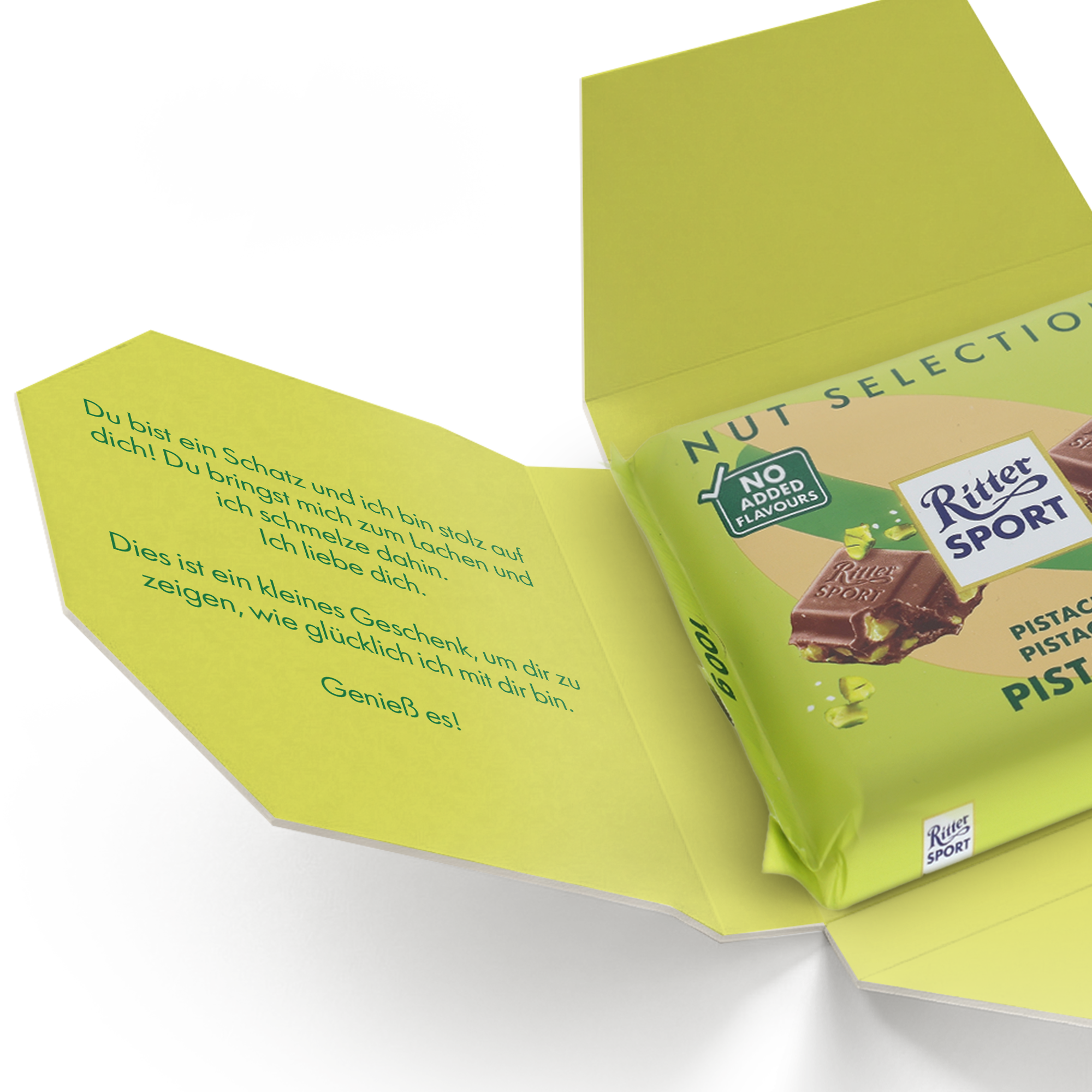 Personalisieren Sie Ritter Sport Schokolade