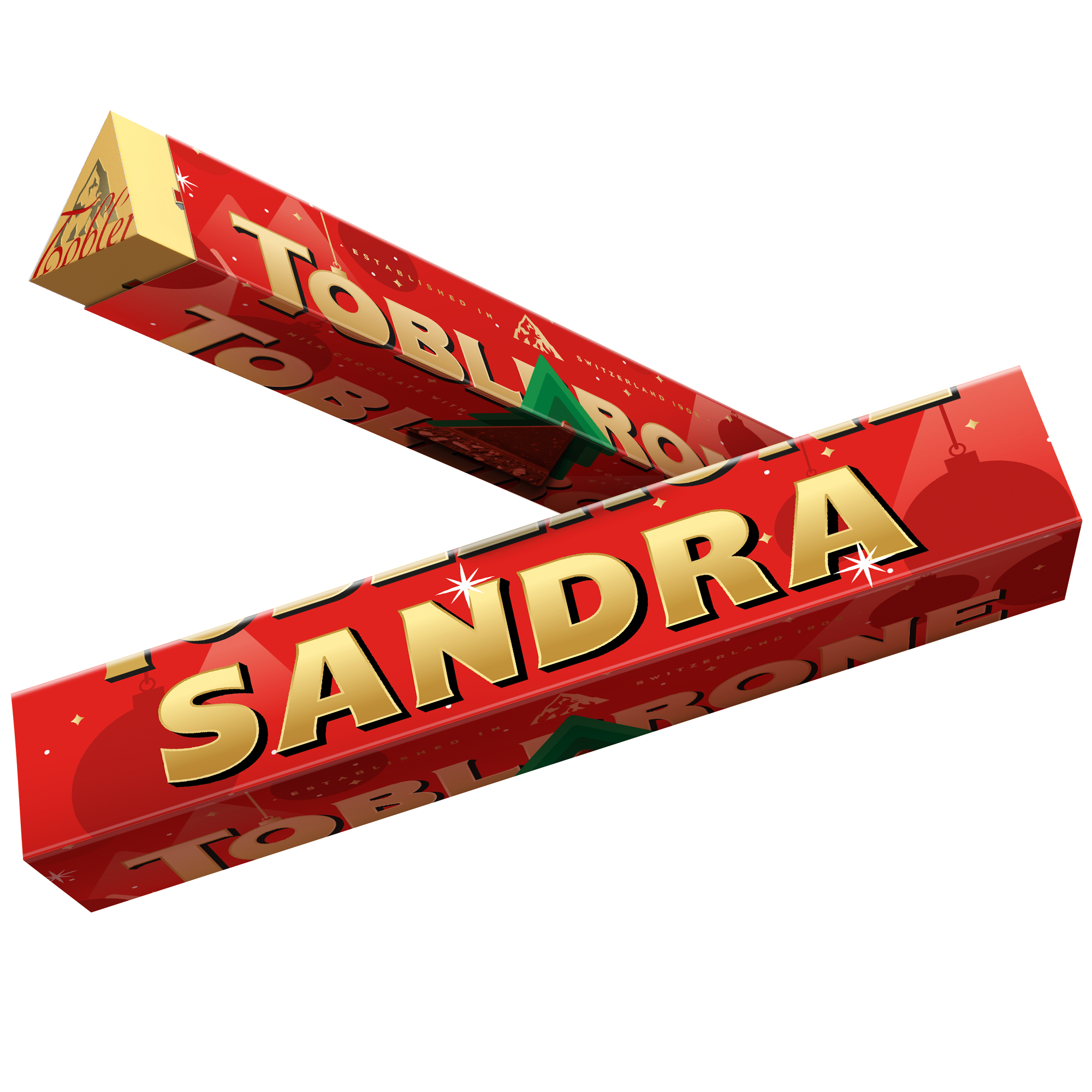 Toblerone personnalisé - Noël
