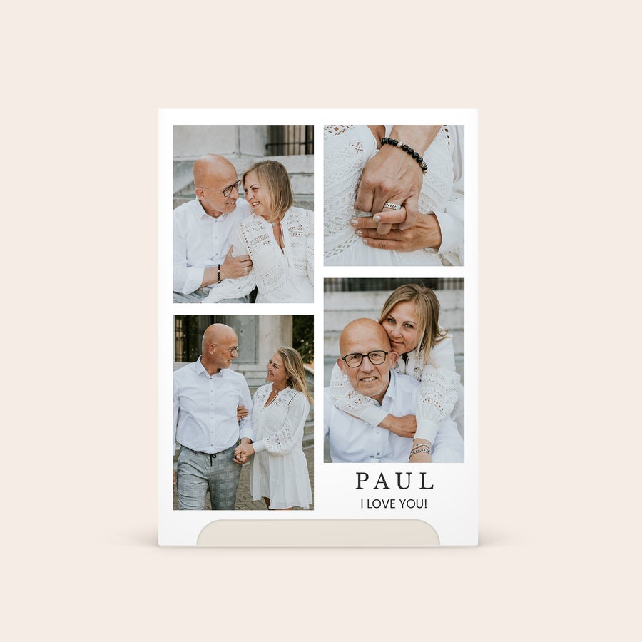 Pudełko upominkowe Kneipp Men wellness Pudełko upominkowe z personalizowanym, pełnokolorowym nadrukiem czterech zdjęć pary i napisem PAUL I LOVE YOU!