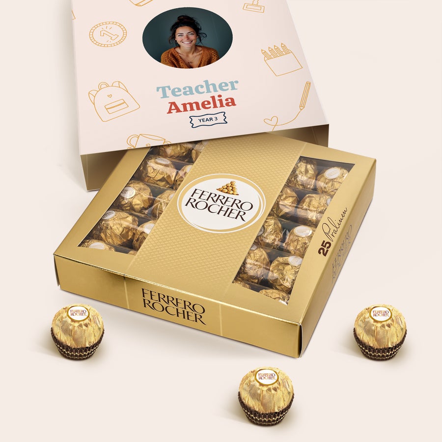 Presente personalizado Ferrero Rocher Presente personalizado Ferrero Rocher