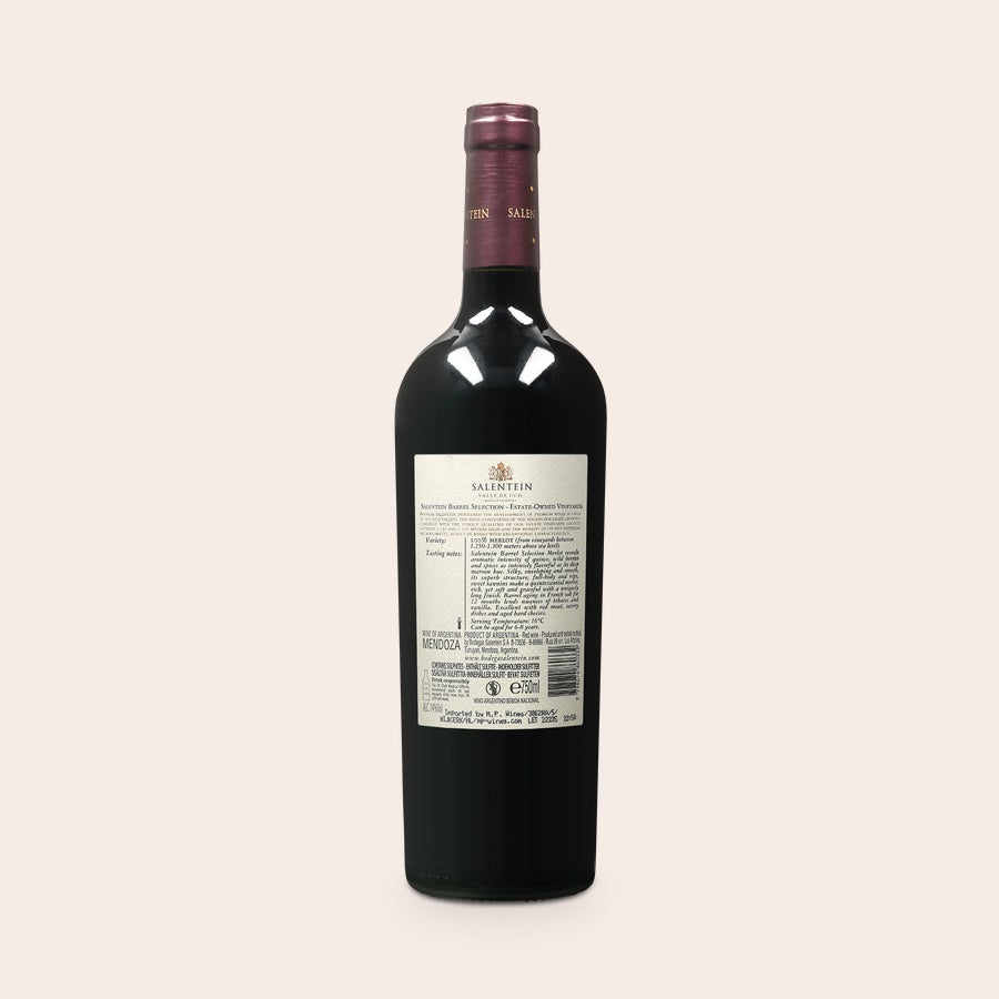 Personlig vinflaska Salentein Merlot Personlig vinflaska Salentein Merlot
