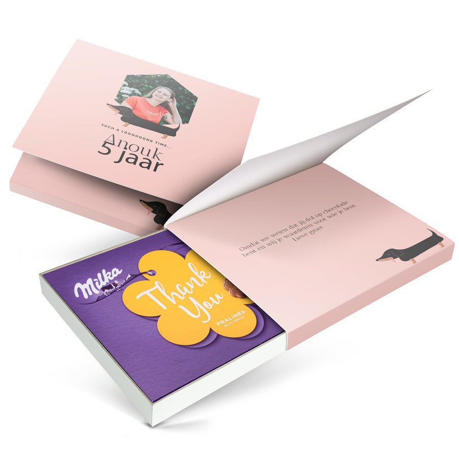 Milka giftbox bedrukken - Algemeen - 110 gram Milka giftbox bedrukken - Algemeen - 110 gram