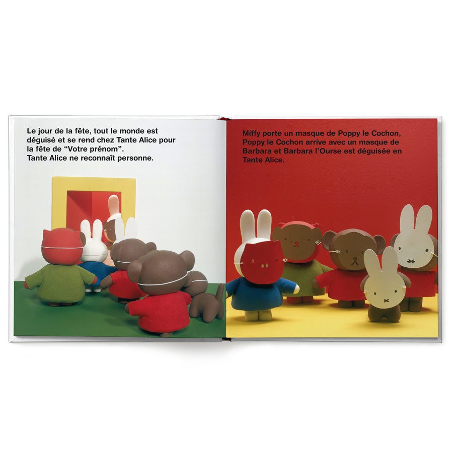 Coffret Miffy personnalisé - Couverts & livre