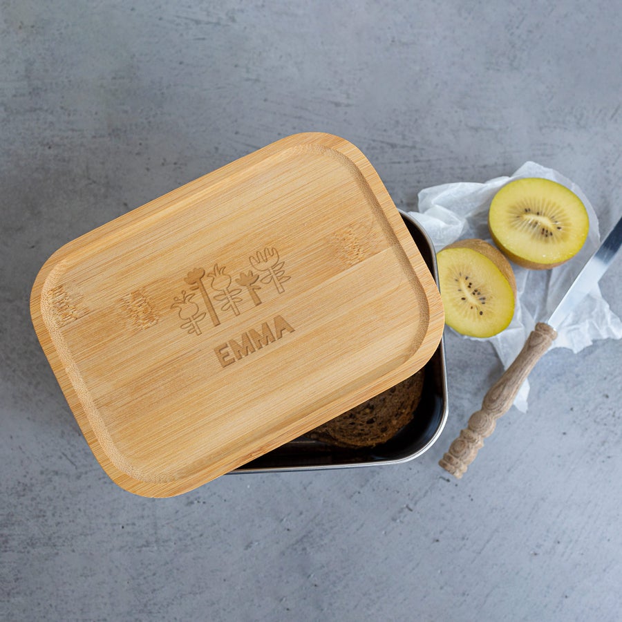 Lunch box personnalisée - Bambou