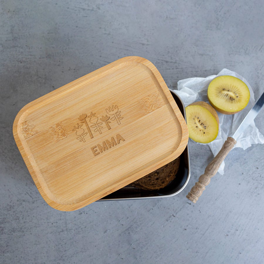 Lunch box personnalisée - Bambou Lunch box personnalisée - Bambou