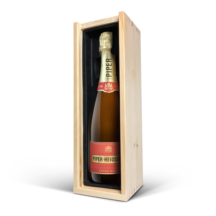 Personalised champagne - Piper Heidsieck Brut - 750 ml