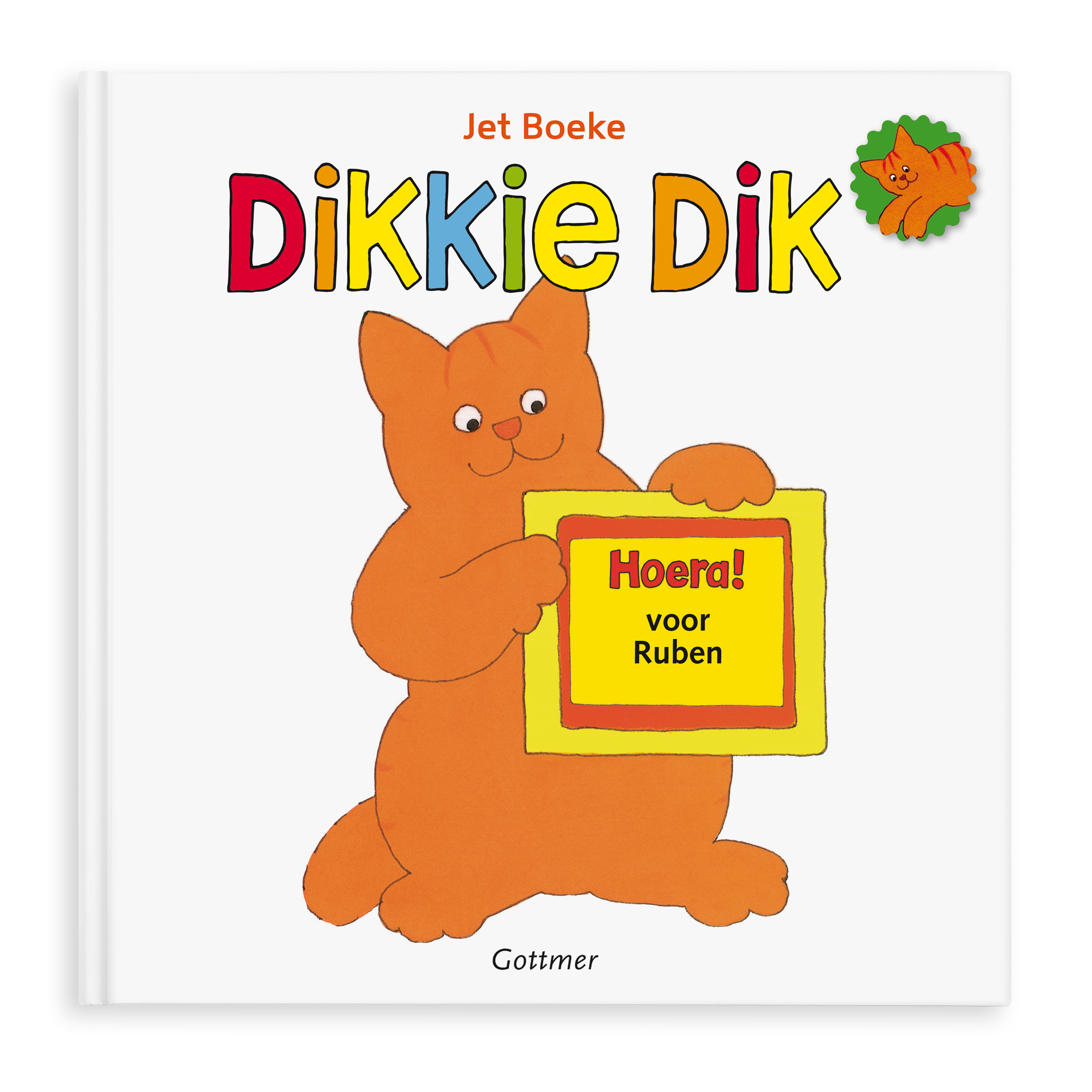 Jij speelt de hoofdrol in dit vrolijke Dikkie Dik boek met drie verhaaltjes, gepersonaliseerd met de naam Ruben op de kaft