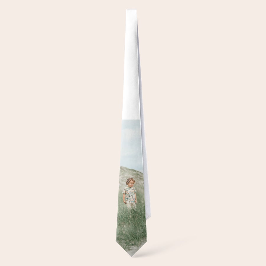 Personligt slips - hvidt Personligt slips - hvidt
