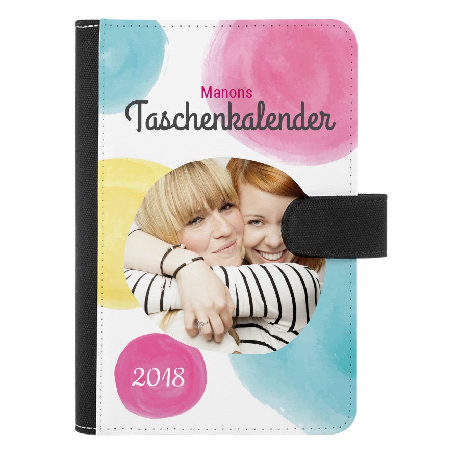 TASCHENKALENDER Terminplaner online gestalten mit Foto, Logo oder