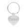 Key ring with name - Heart