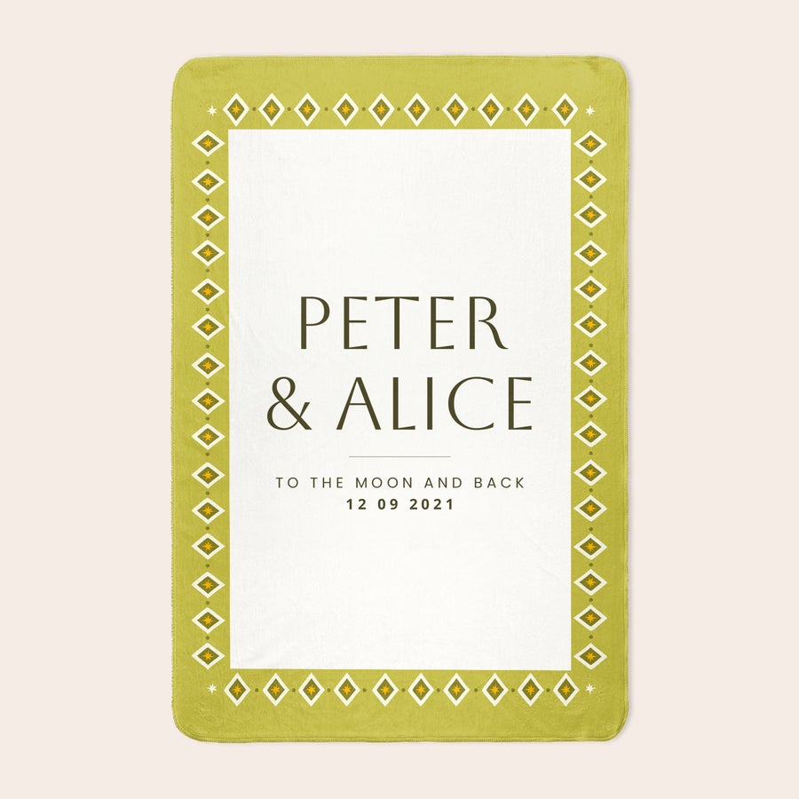 Personalised photo blanket Personalised photo blanket