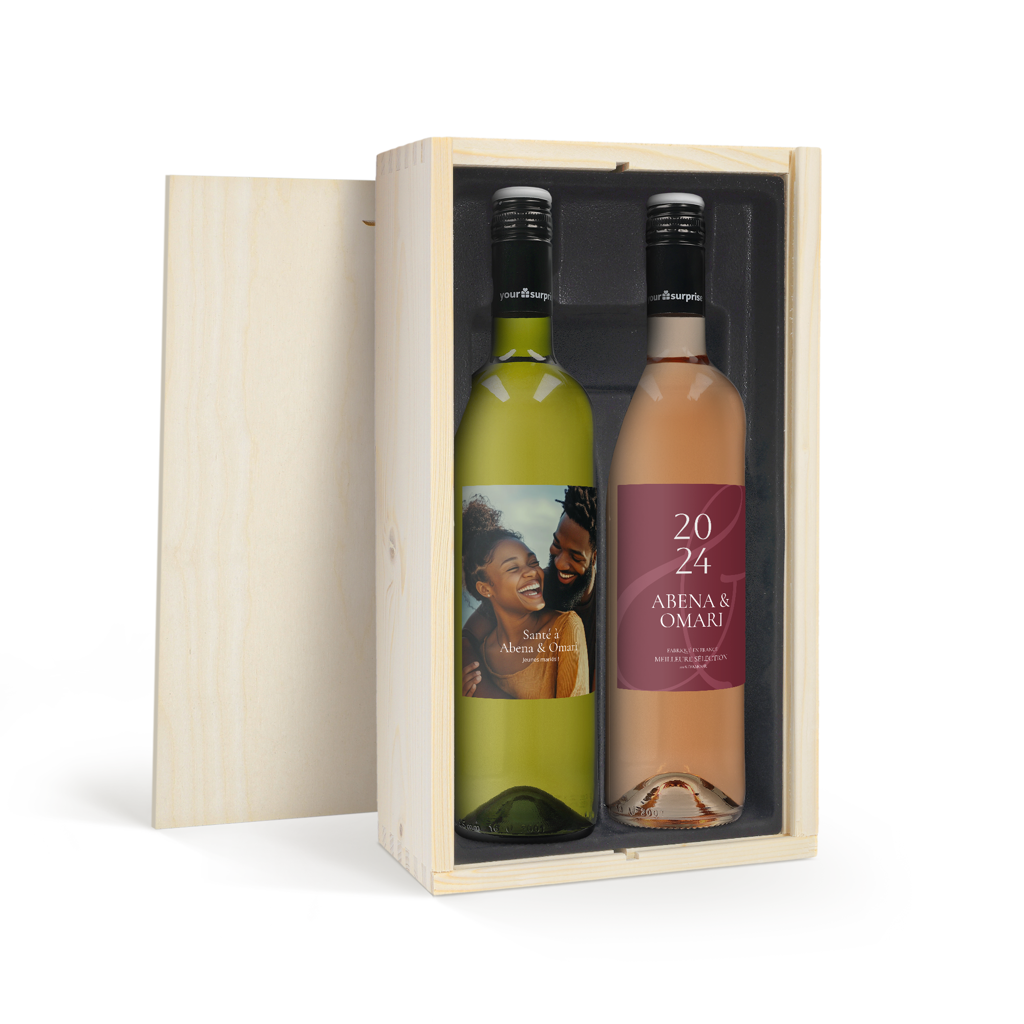 Coffret vin Maison de la Surprise personnalisé