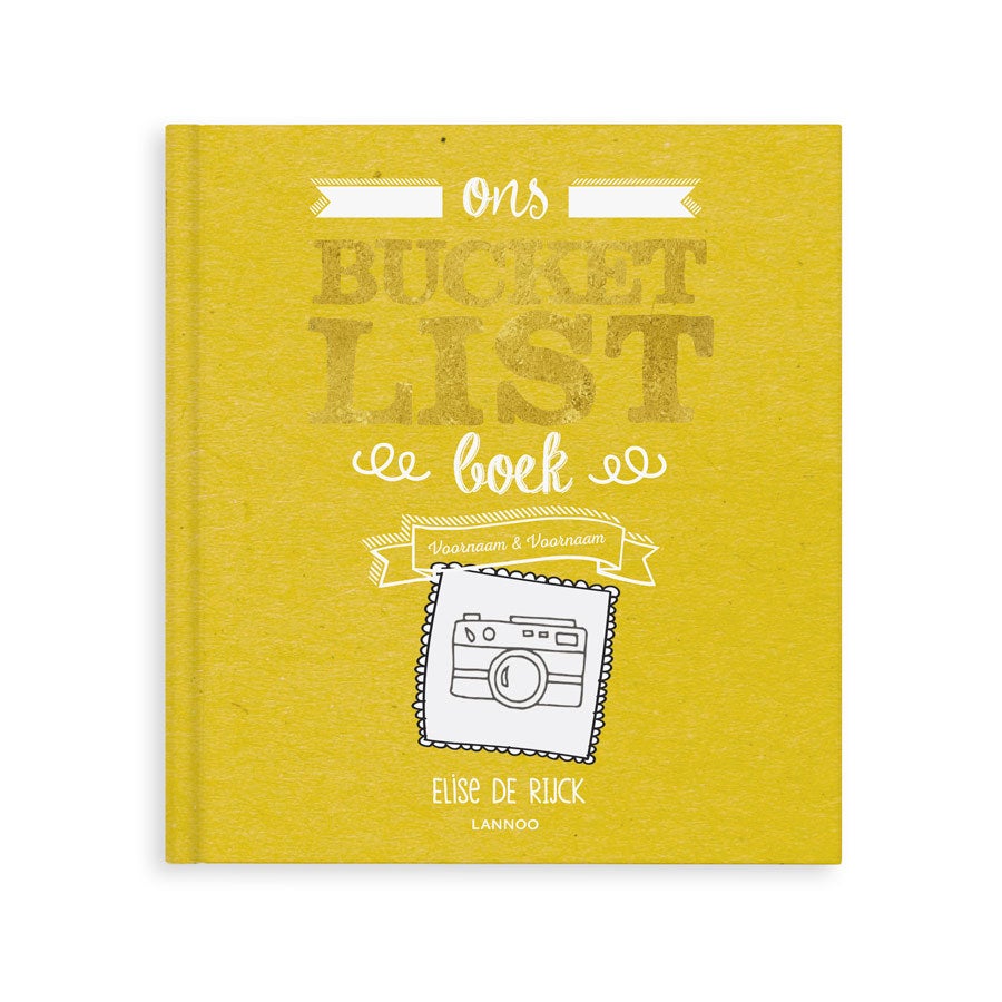 Het Bucketlist boek voor ouders met namen en foto&apos;s (Softcover)