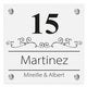 Plaque de maison personnalisée - 20x20 cm