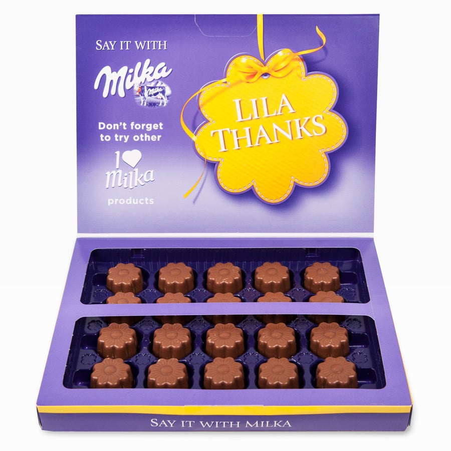 Milka giftbox bedrukken - Juf / Meester