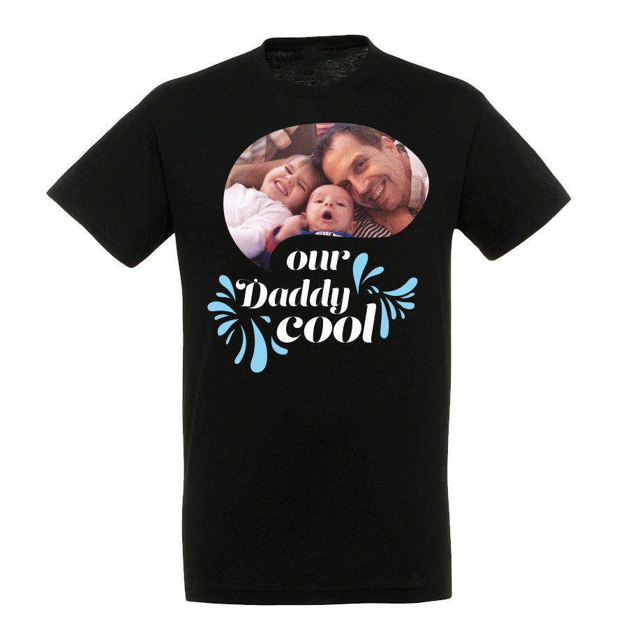 Individuellbekleidung - Vatertag T Shirt gestalten Schwarz S - Onlineshop YourSurprise