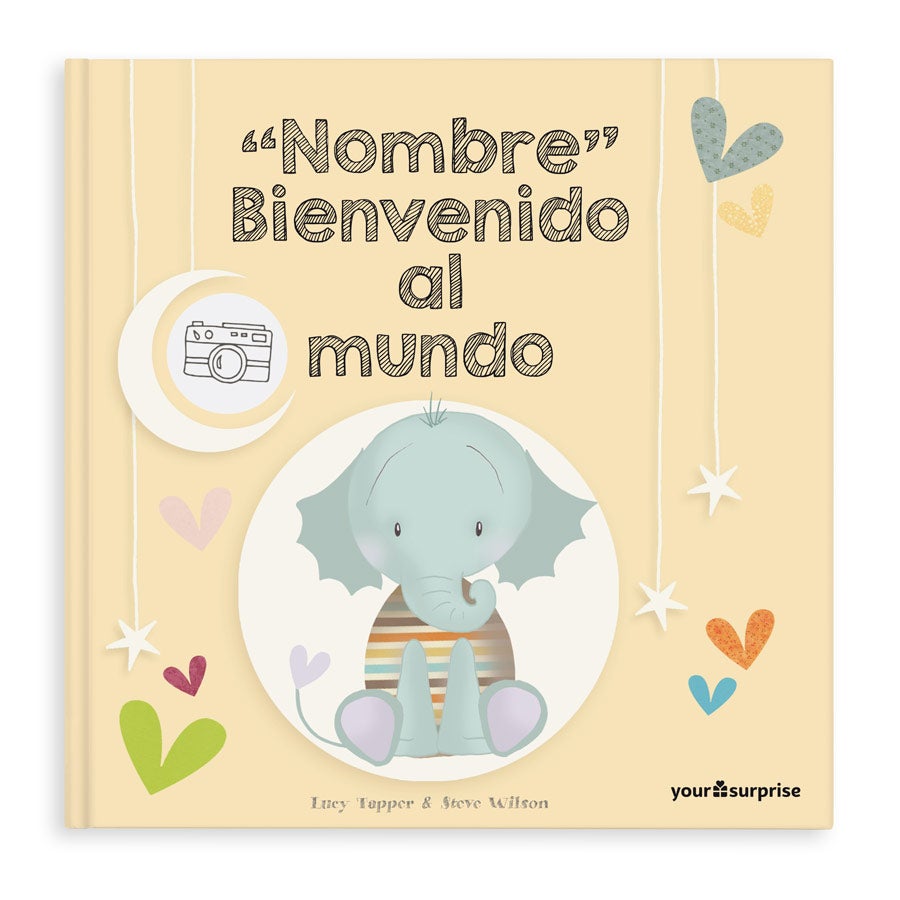 Libro personalizado "Bienvenido al mundo"